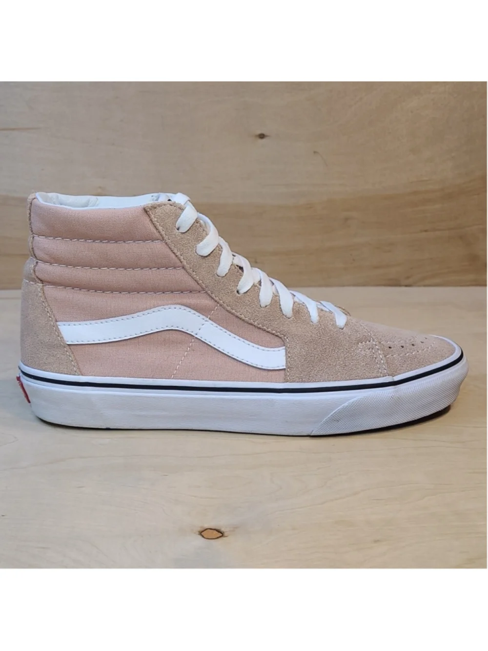 Vans Sk8-Hi Size 8 Mens/9.5 Womens Peach Colored Skate Shoes